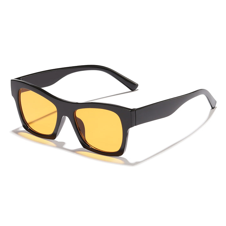Damer moteriktig solbrille i elegant rektangulært design Luvikno