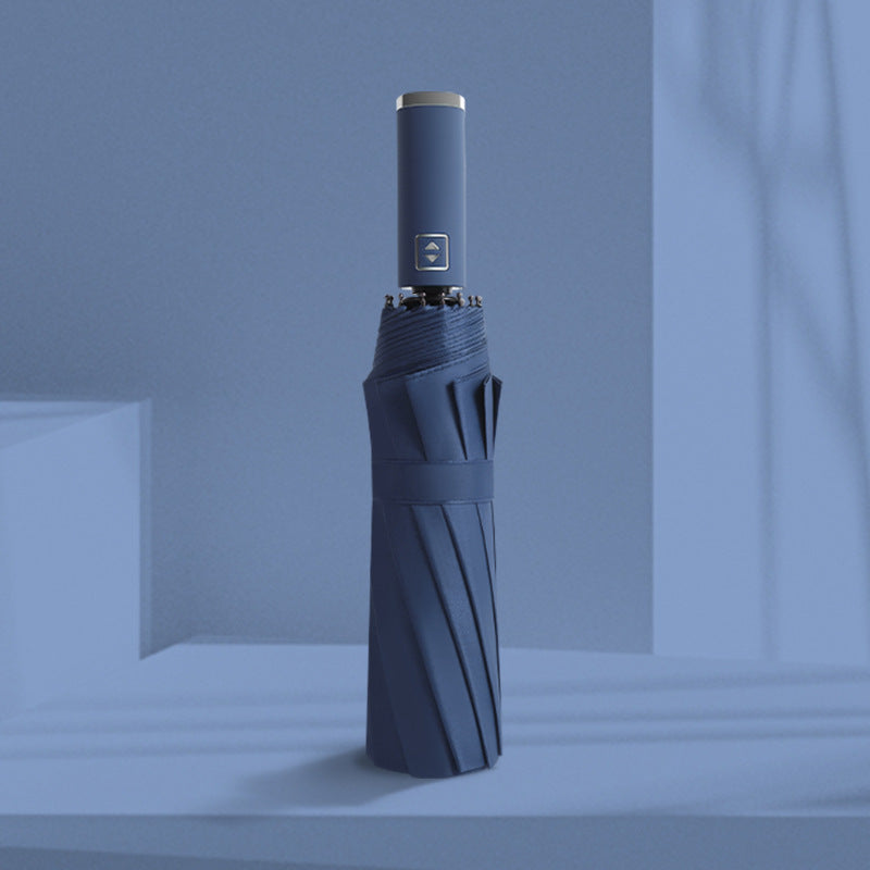 Kvinnes Foldbar Paraply med Robust Ramme og UV Beskyttelse Luvikno