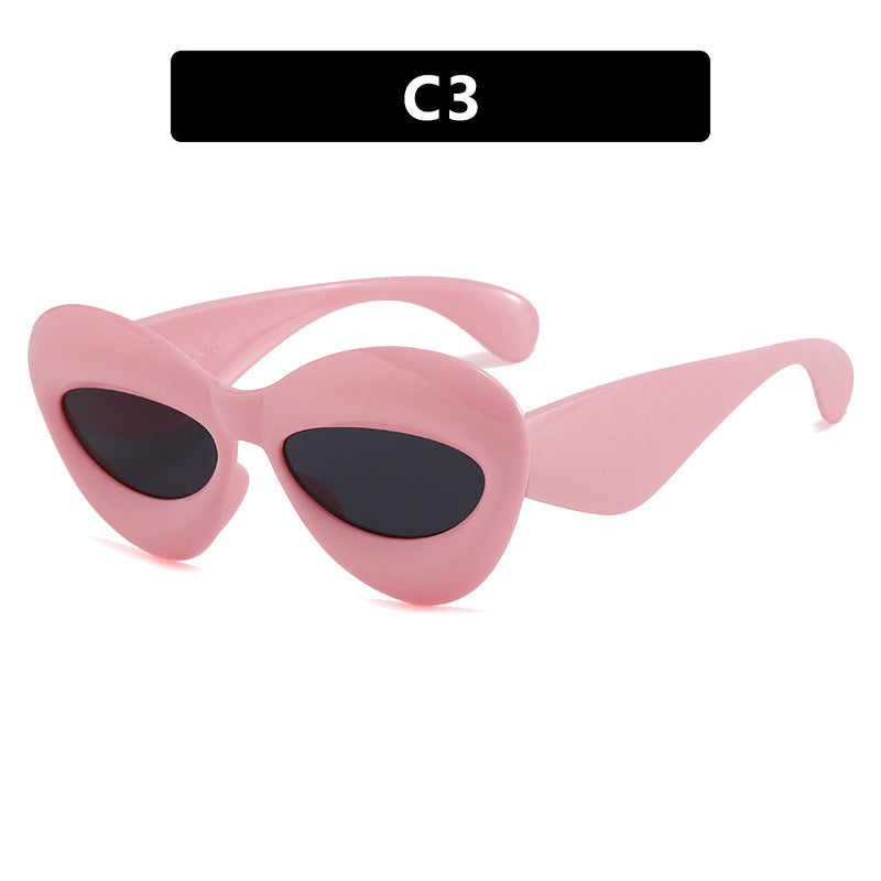 Dame Cat-Eye solbriller i moderne design Luvikno