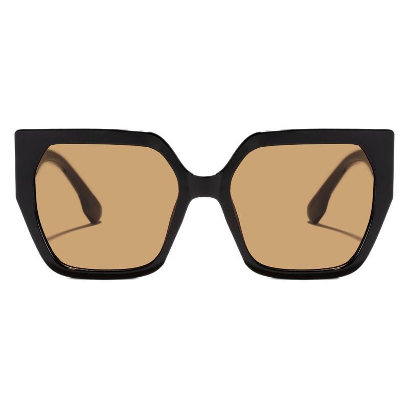 Dame oversized kvadratisk solbrille med enestående komfort og moderne design Luvikno