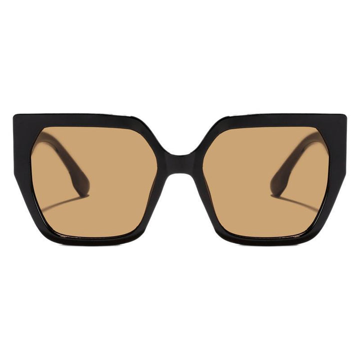 Dame oversized kvadratisk solbrille med enestående komfort og moderne design Luvikno