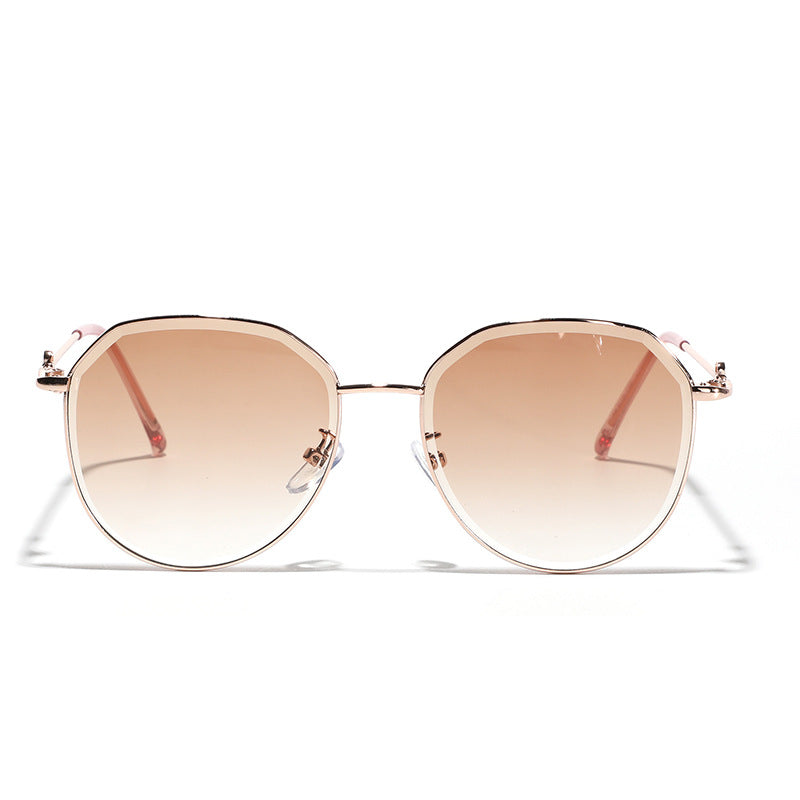 Dame geometrisk solbrille i elegant design Luvikno