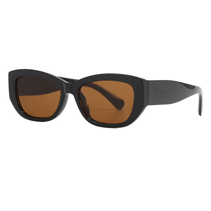 Dame moderne Cat-Eye solbriller laget av robust plast Luvikno