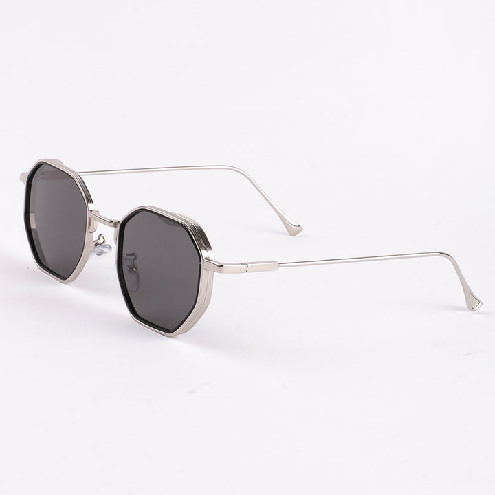 Dame solbrille i moderne, åttekantede design med UV-beskyttelse Luvikno
