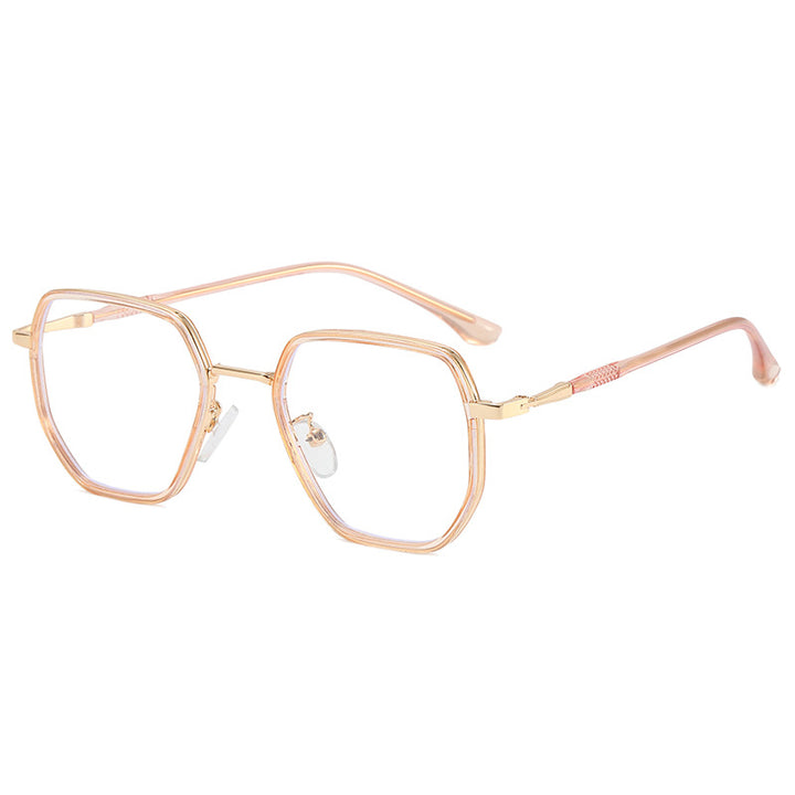 Dame geometrisk solbrille med elegant glassdesign Luvikno
