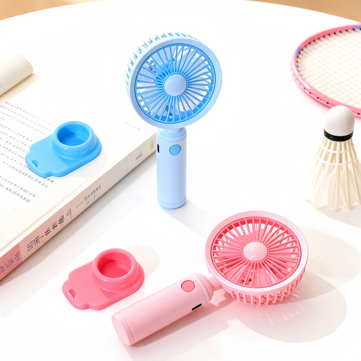 Dame bærbar Mini-vifte med USB-tilkobling og ergonomisk design Luvikno