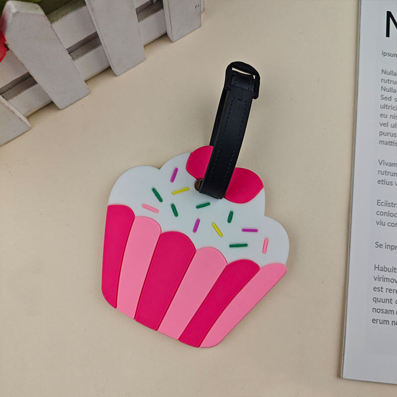 Unisex bagasjetag i cupcake-design Luvikno