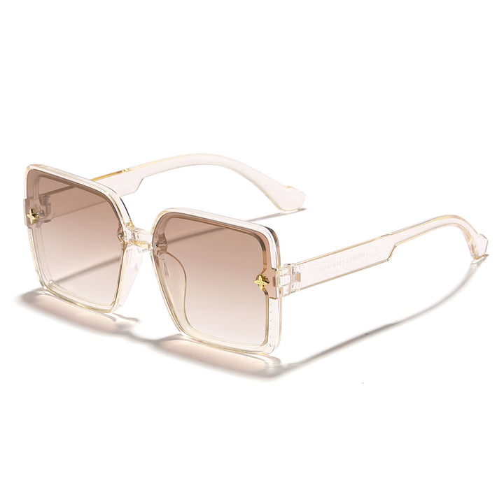 Dame kvadratisk solbrille med høykvalitets rammedesign og UV-beskyttelse Luvikno