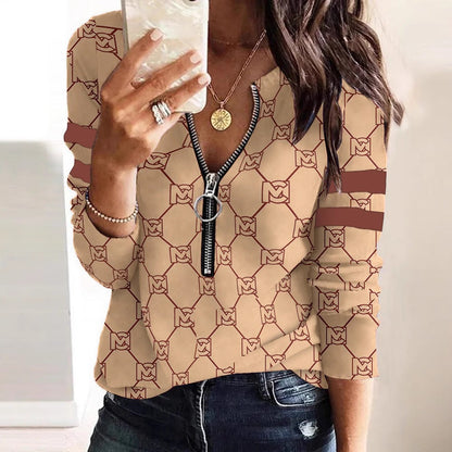 Luvik | Naisten muodikas paita kätevällä vetoketjulla