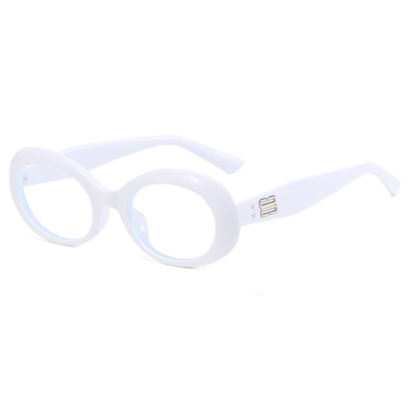 Dame retro-inspirert solbrille med bred ramme Luvikno