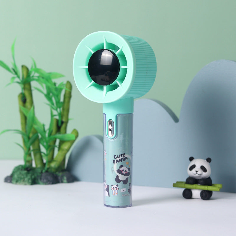Unisex Bærbar Mini Vifte i søtt Panda-design Luvikno