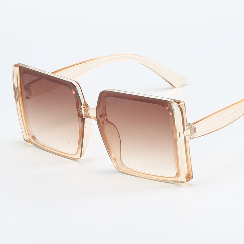 Dame Oversized-solbriller med gradient Luvikno