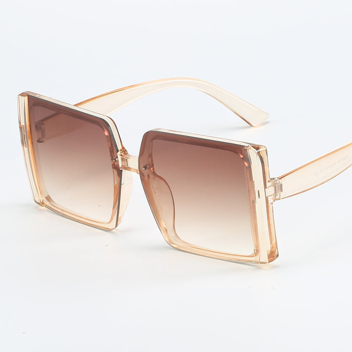 Dame Oversized-solbriller med gradient Luvikno
