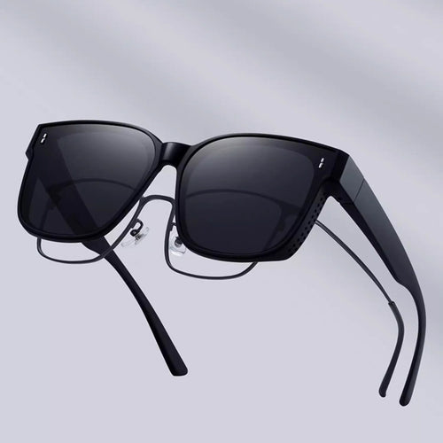 Dame moterisk solbrille i moderne rammedesign Luvikno