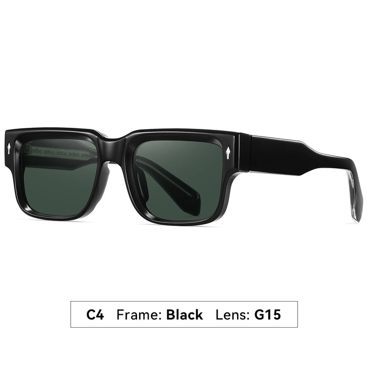 Dame solbrille i moderne, kantet design Luvikno