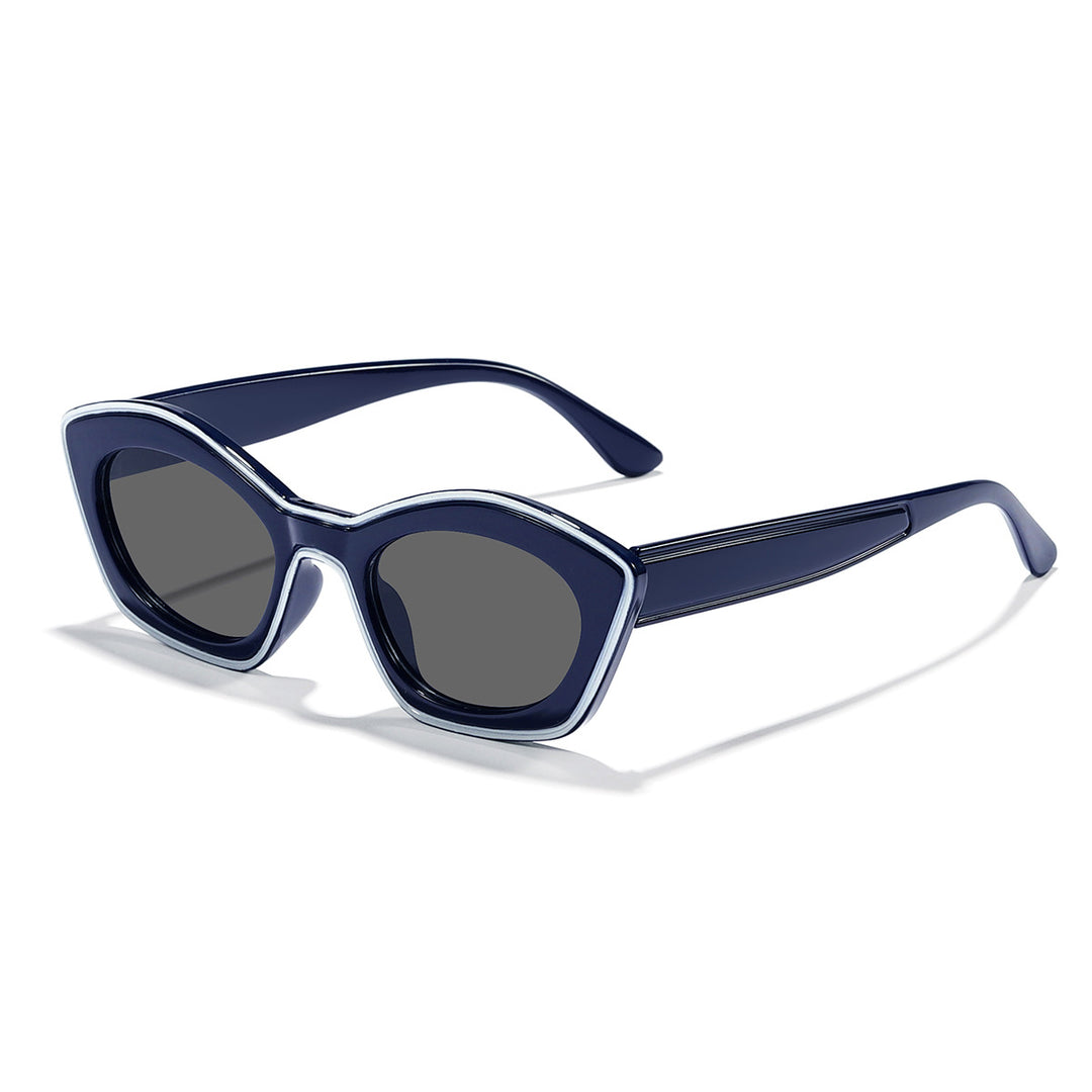 Dame moteriktig solbrille med elegant ramme og trendy design Luvikno