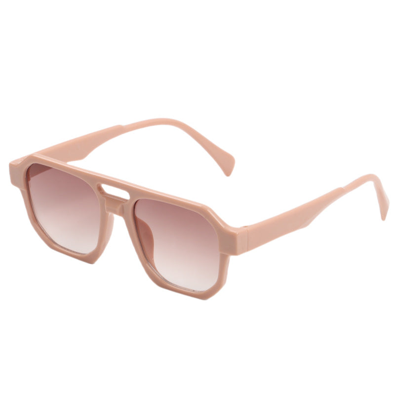 Dame moderne oversized solbriller med firkantet design Luvikno