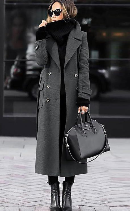 Luvik | Naisten elegantti villakangastakki