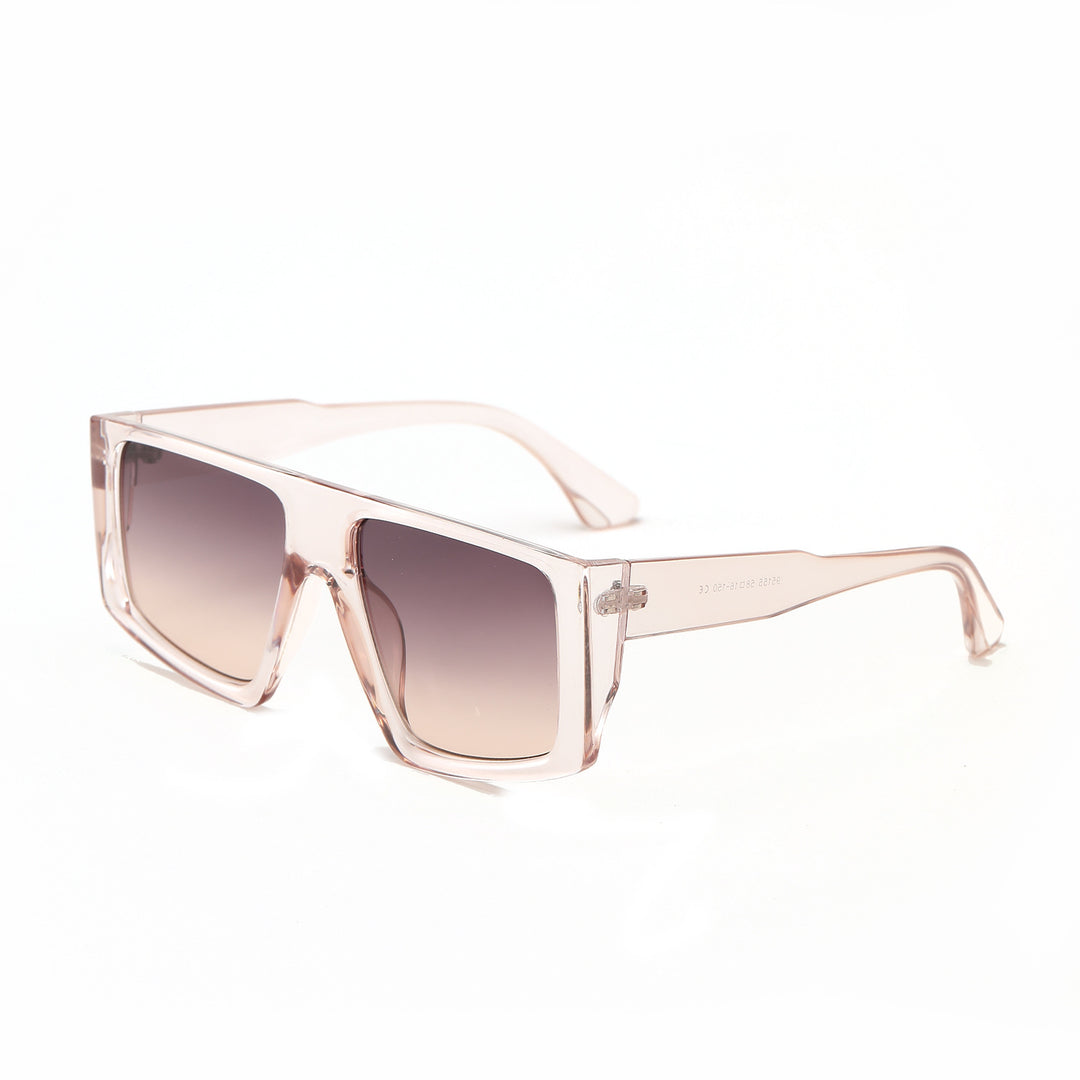 Dame oversized geometrisk solbrille Luvikno