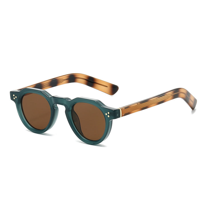 Dame moteriktig solbrille med ekstravagant ramme og UV-beskyttelse Luvikno
