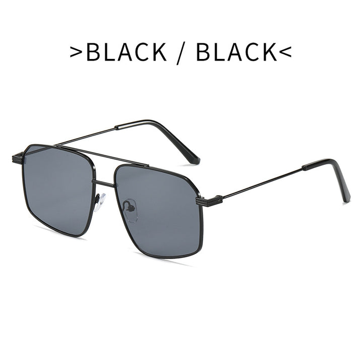 Damer moteriktig solbrille i geometrisk design Luvikno