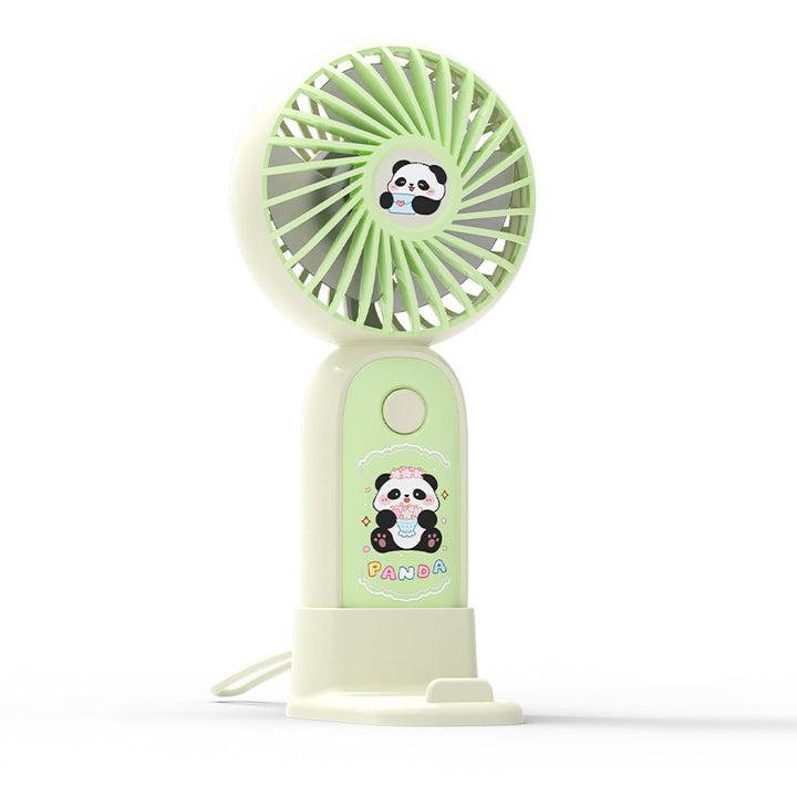 Dame Bærbar Håndvifte i søtt Panda-design Luvikno