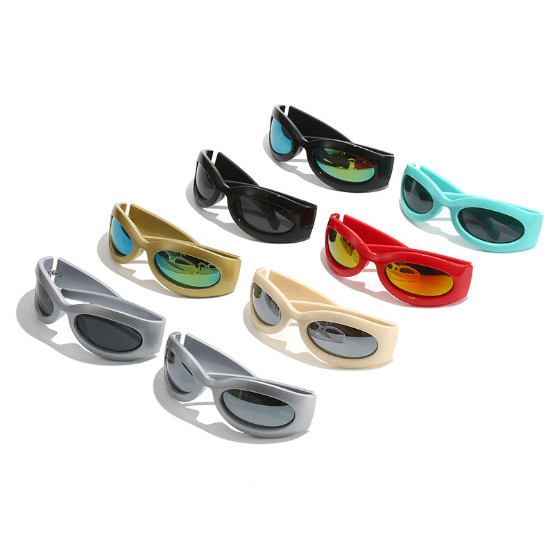 Dame trendy sportsbriller med aerodynamisk design Luvikno