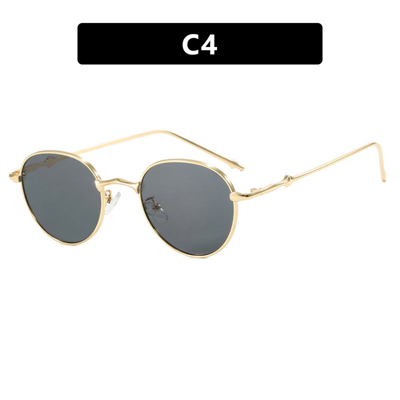 Dame elegant solbrille i moderne oval design Luvikno