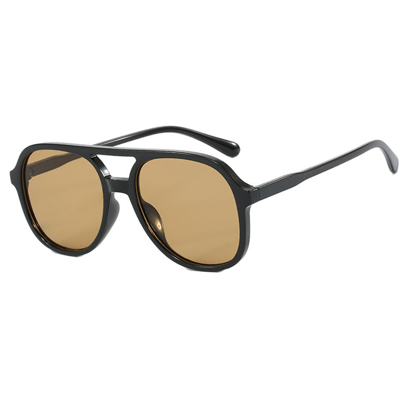 Dame solbrille med elegant skilpaddemønster og UV-beskyttelse Luvikno