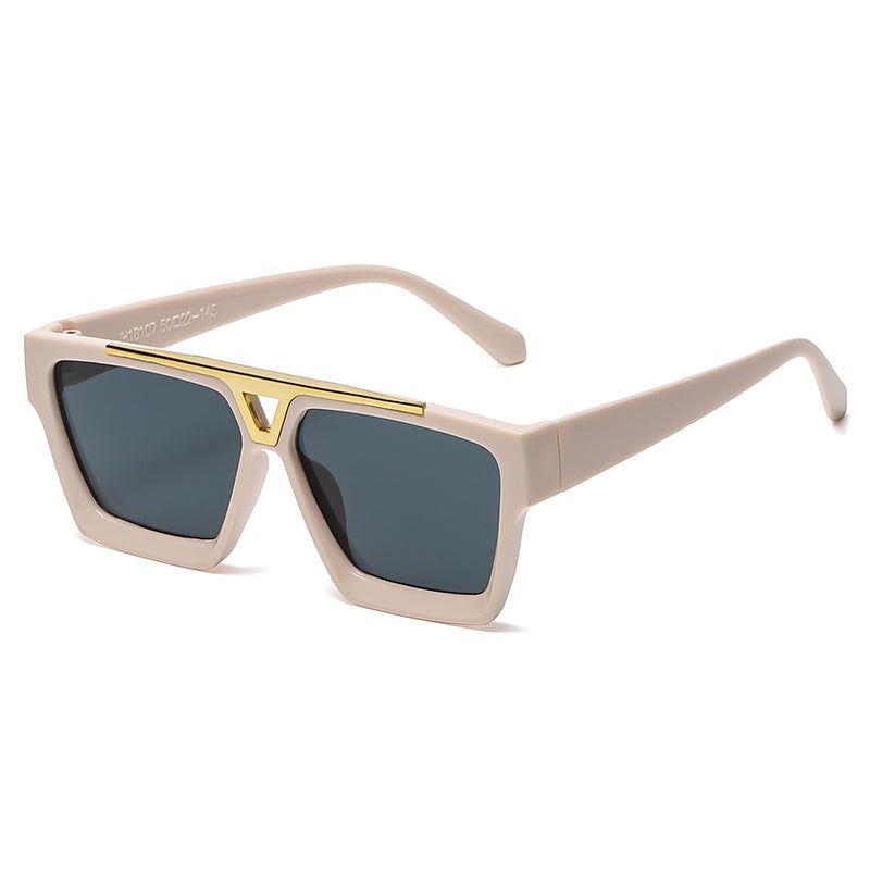 Dame oversized solbriller i stilfullt skilpadde-design Luvikno