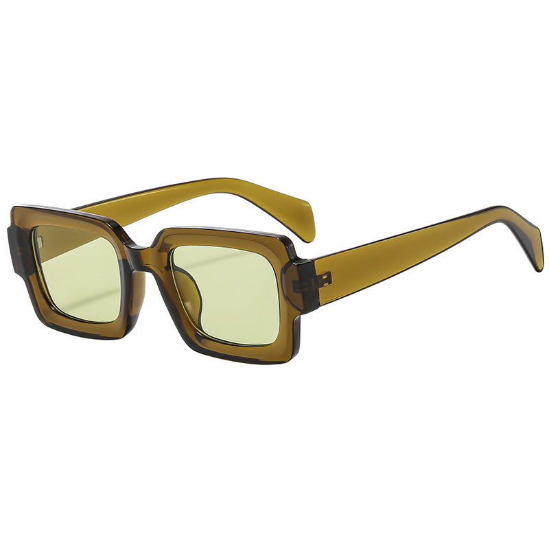 Dame Stilig rektangulær solbrille med elegant rammedesign Luvikno