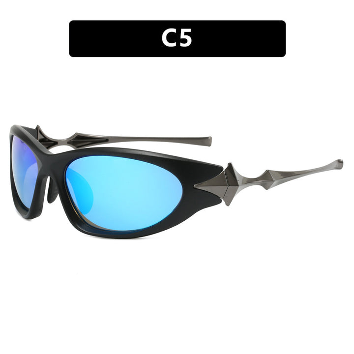 Dame futuristisk sports solbrille med ergonomisk design Luvikno