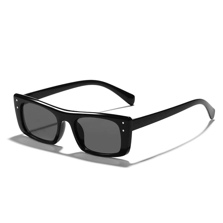 Dame moteriktig solbrille med iøynefallende dyremønster Luvikno
