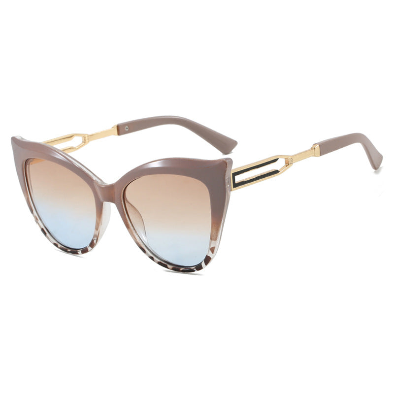 Dame cat-eye briller med elegant metallramme Luvikno
