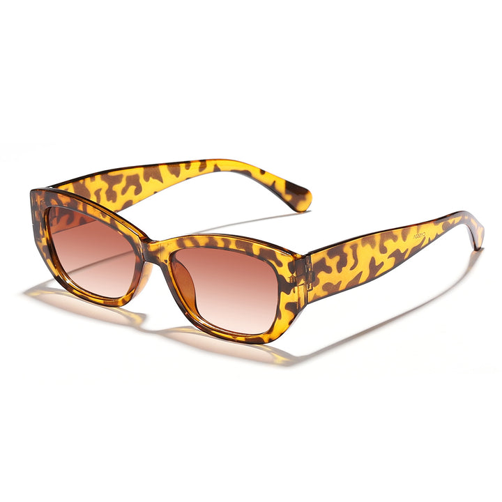 Dame Cat-Eye solbriller med robust ramme og UV-beskyttelse Luvikno