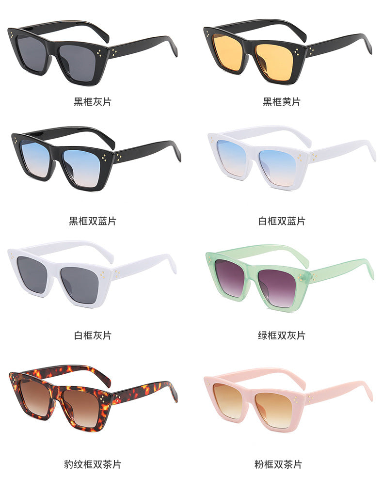 Dame motetrend Cat-Eye solbriller med UV-beskyttelse og stilfullt design Luvikno