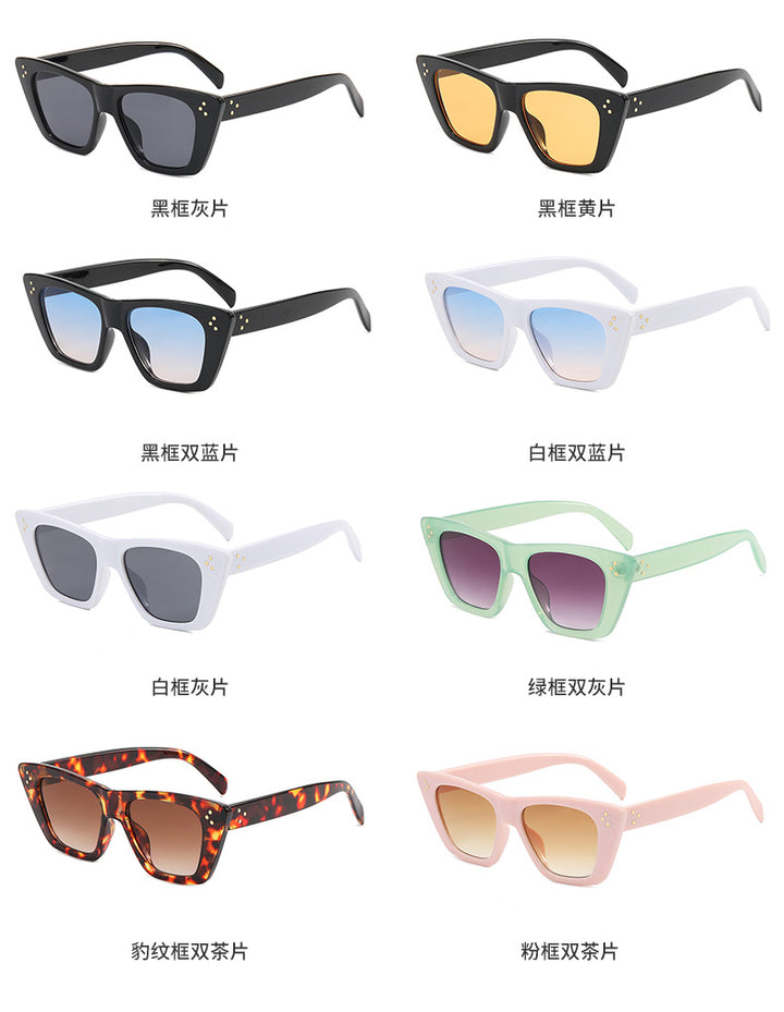 Dame motetrend Cat-Eye solbriller med UV-beskyttelse og stilfullt design Luvikno