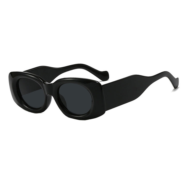 Dame futuristisk solbrille i elegant kvadratdesign Luvikno
