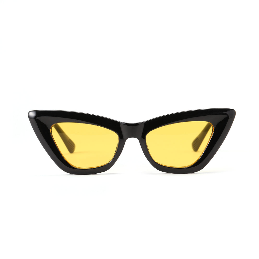Dame Cat-Eye solbriller med moderne og elegant design Luvikno