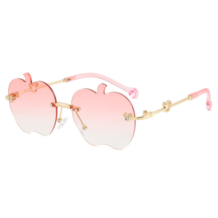 Dame solbrille i unikt epledesign Luvikno