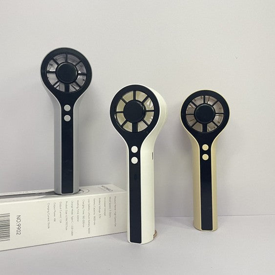 Unisex Bærbar Håndvifte med LCD-skjerm og ergonomisk design Luvikno