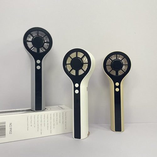Unisex Bærbar Håndvifte med LCD-skjerm og ergonomisk design Luvikno