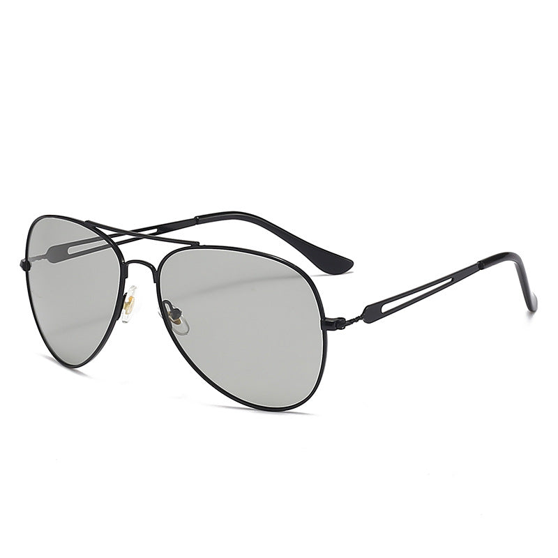 Herrer elegante Aviator solbriller Luvikno
