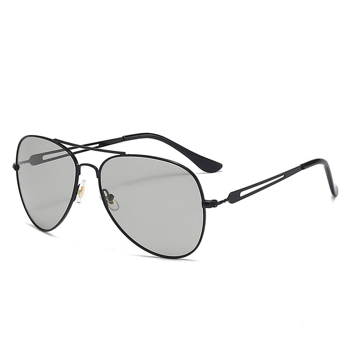 Herrer elegante Aviator solbriller Luvikno