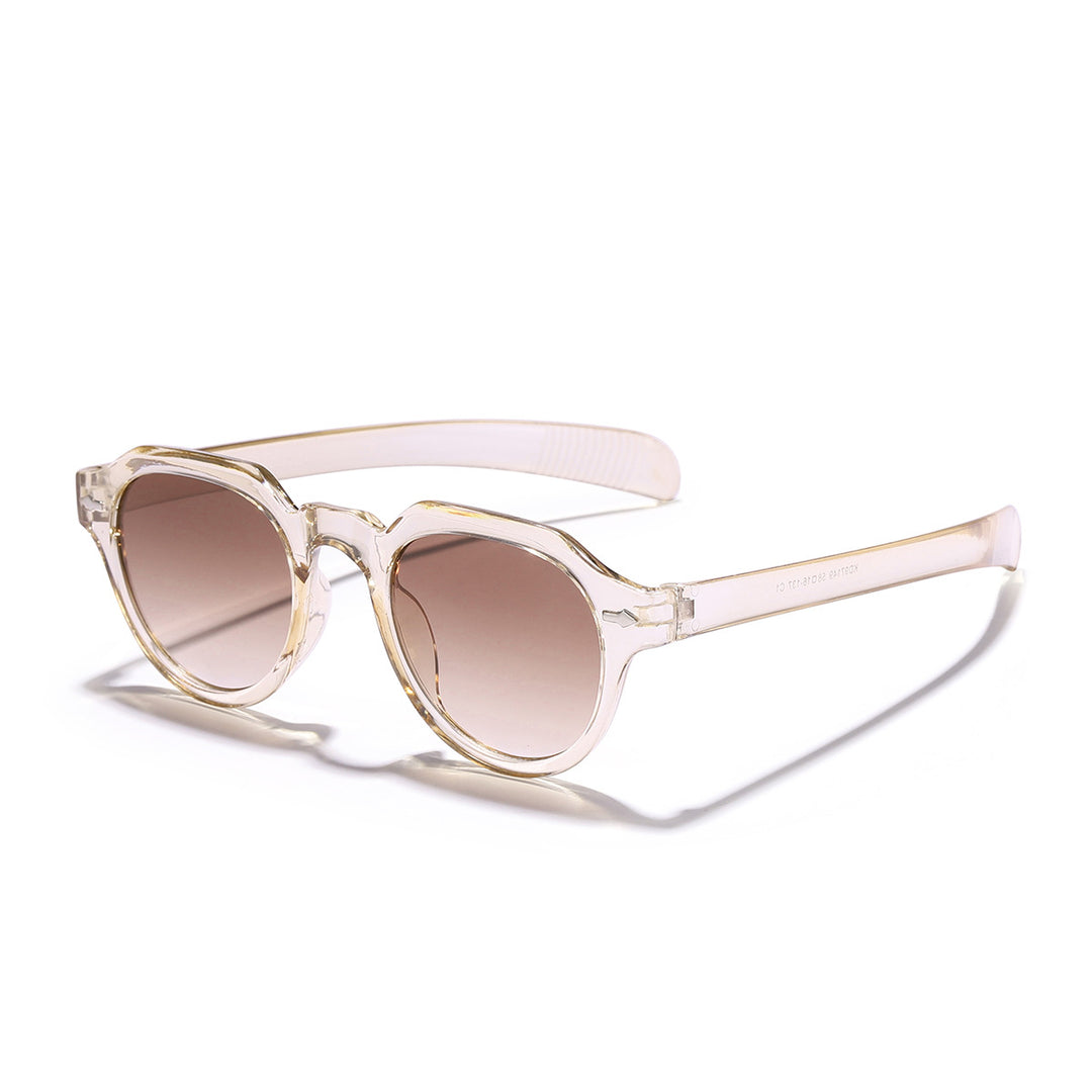 Dame solbrille med stillegående og unik ramme Luvikno