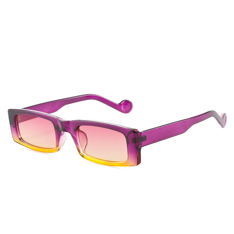 Dame trendy firkantet solbrille Luvikno