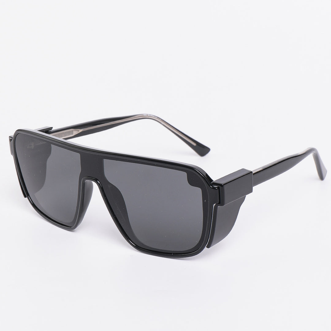 Dame sporty solbriller i futuristisk design med fargede linser Luvikno