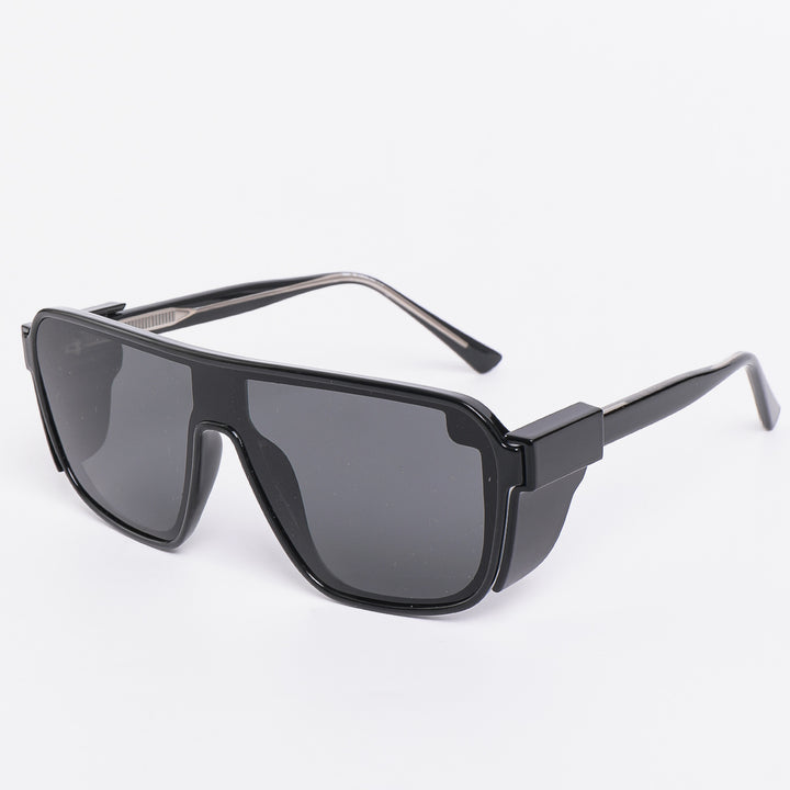 Dame sporty solbriller i futuristisk design med fargede linser Luvikno