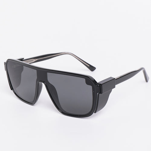 Dame sporty solbriller i futuristisk design med fargede linser Luvikno