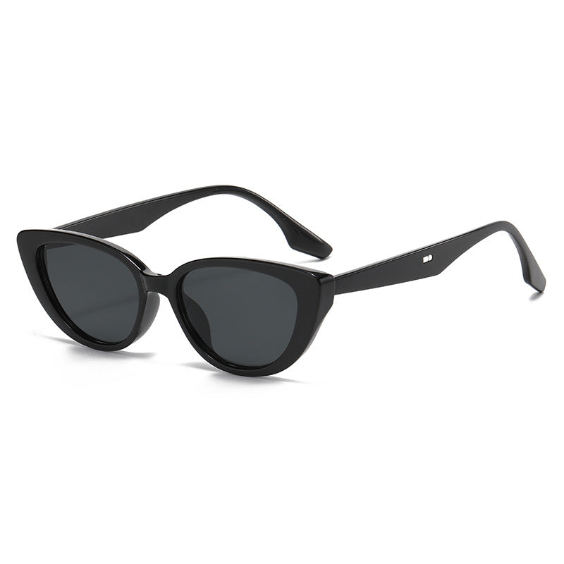 Kvinne Cat-Eye Solbriller med Stilig Skildpadde-design Luvikno